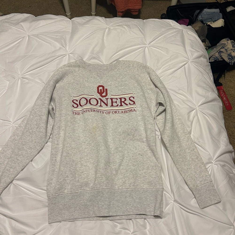 University of Oklahoma Gray Sweater